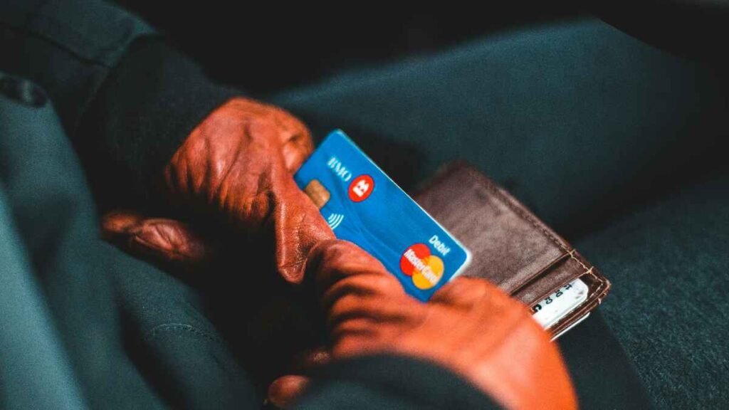 Credit cards frozen in a block of ice to stop impulse spending habits