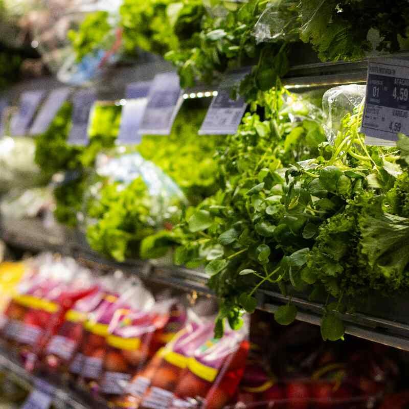Fresh produce from Aldi for budget meal planning